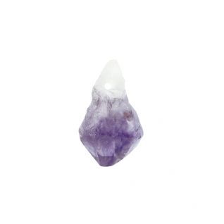 Amatista Colgante Bruto Punta Agujero 3cm